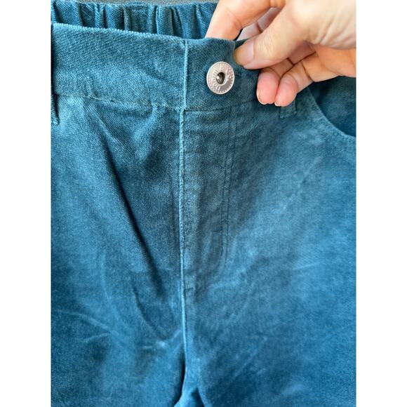 NWOT Denim & Co. QVC Adaptive Full Length Slim Straight Velveteen Pant Sz 10 - Picture 3 of 10